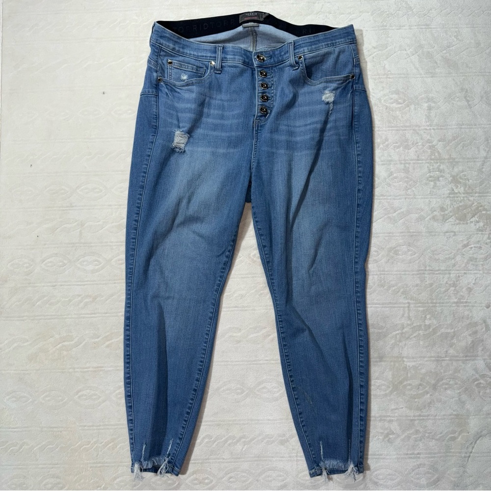 Torrid‎ Bombshell Skinny Jean, Button Fly, Premium Stretch, 18S
